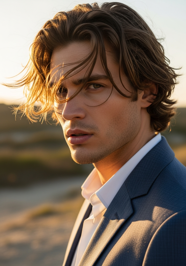 Medium Length Layered Waves