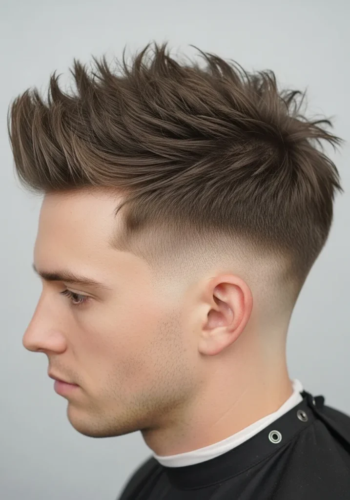 Medium Length Spiky Texture