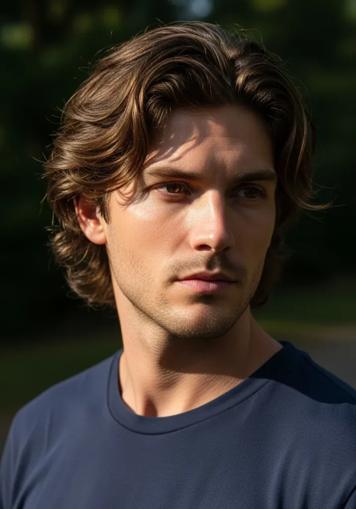 23 Best Shag Haircut Styles for Men 9 Medium Length Wavy Shag