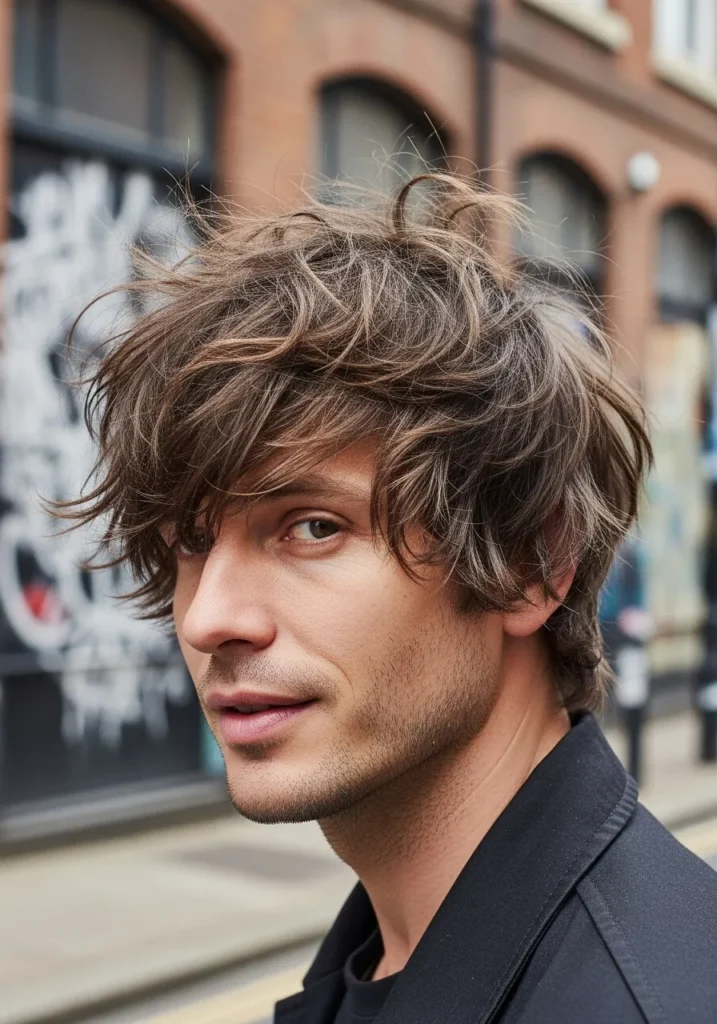 22 Shaggy Haircut for Men – Trendy & Effortless Styles 5 Messy Shag Hairstyle