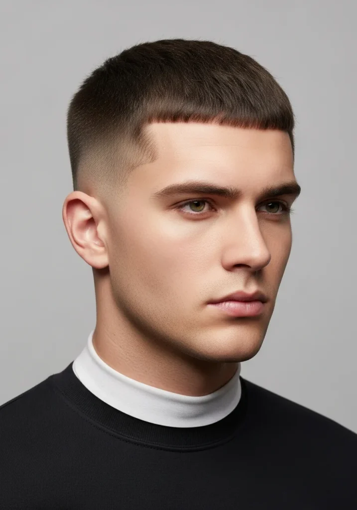 20 Best Military Haircuts for Men 4 Military Crew Cut