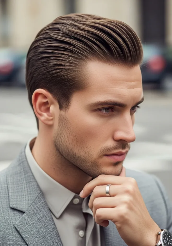 Modern Matte Slick Back