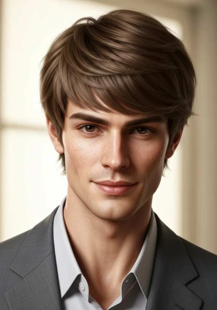 20 Trendy Layered Haircut Ideas for Men 21 Natural Feathered Layers