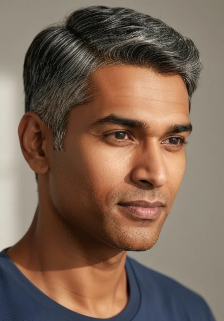 Natural Salt and Pepper Cut