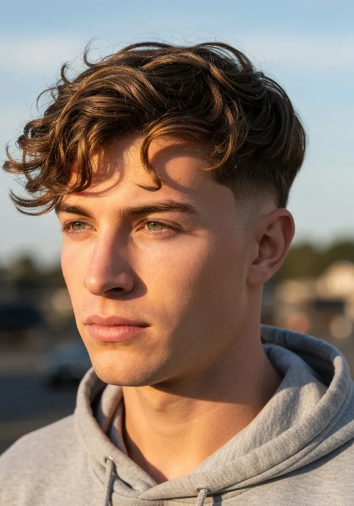 Natural Wavy Taper Cut