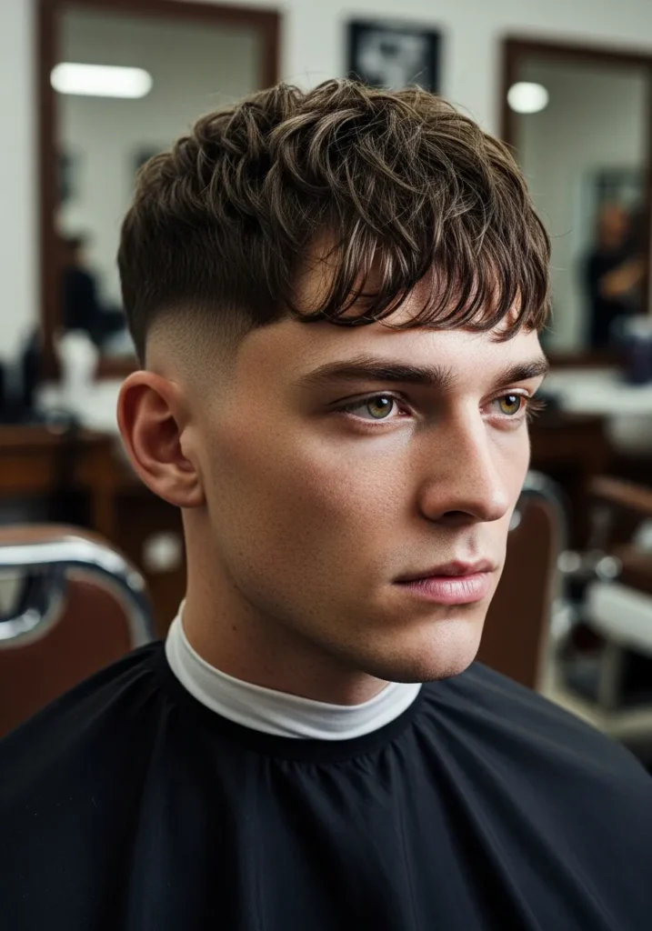 23 Best Shag Haircut Styles for Men 8 Shag with Taper Fade
