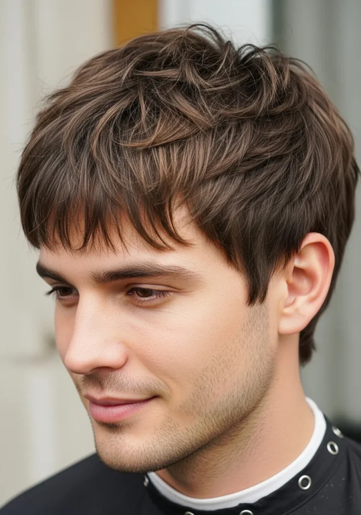 22 Shaggy Haircut for Men – Trendy & Effortless Styles 15 Shaggy Crop Cut