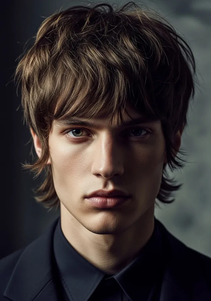 23 Best Shag Haircut Styles for Men 12 Shaggy Wolf Cut