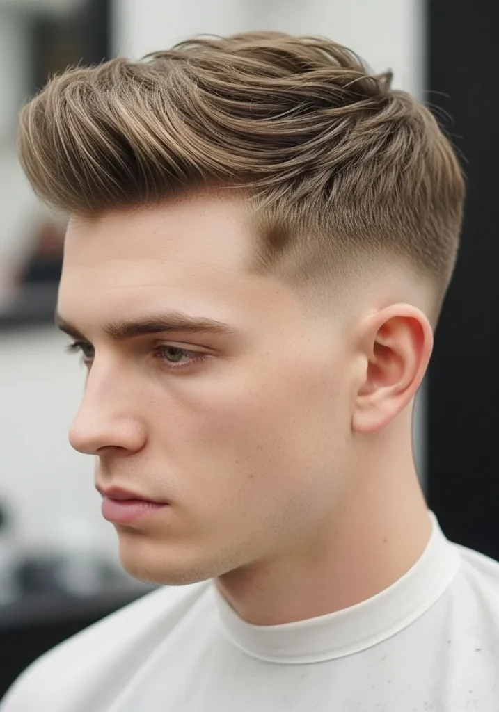 Short Messy Pompadour