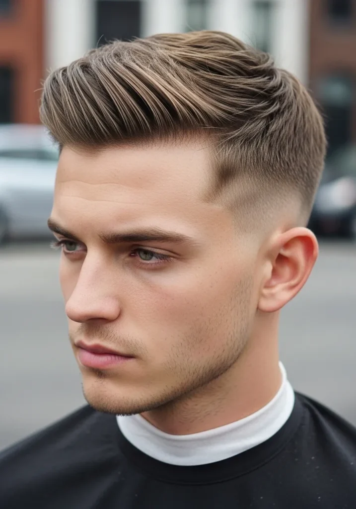 Short Messy Slick Back