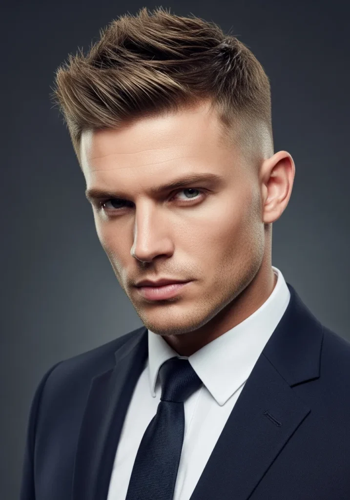 Short Spiky Crew Cut