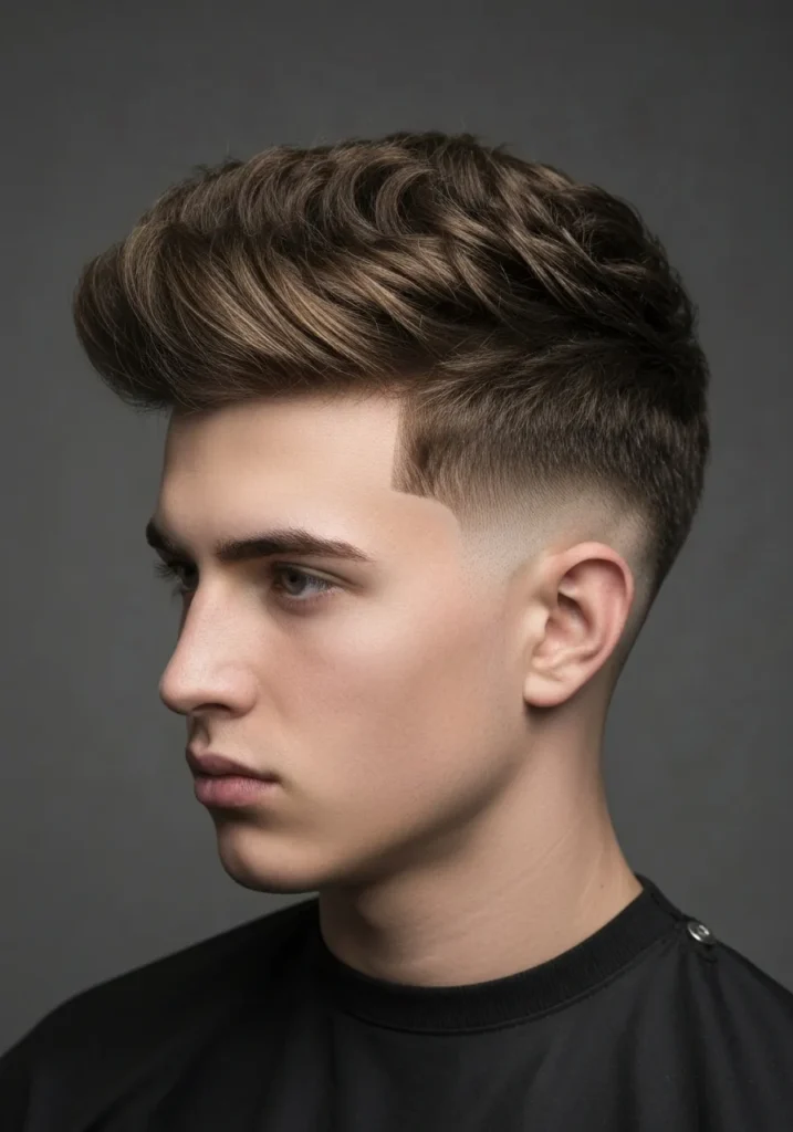 Short Wavy Faux Hawk
