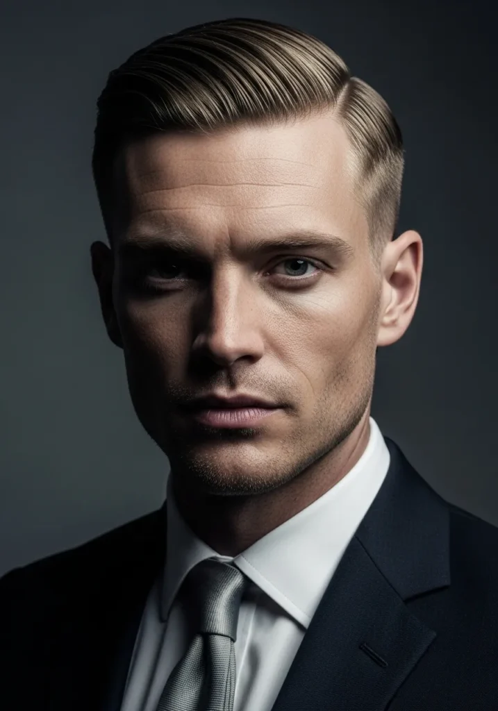 21 Best Haircuts for Men with Straight Hair 10 Slick Side Part Fade