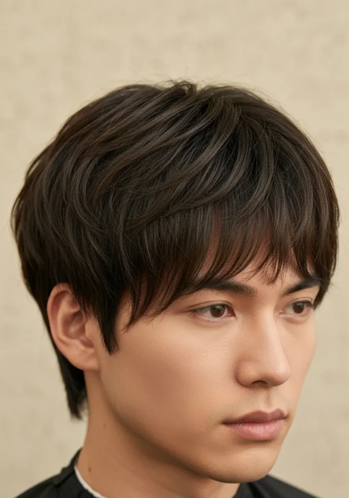 22 Shaggy Haircut for Men – Trendy & Effortless Styles 22 Soft Feathered Shag