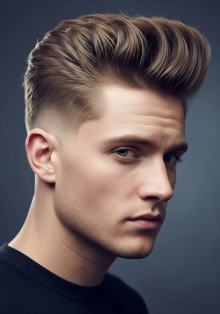 Spiky Pompadour Blend