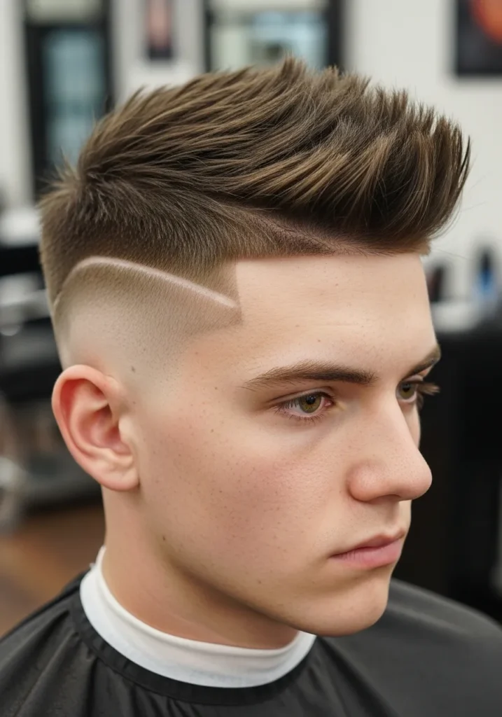 Spiky Undercut Style