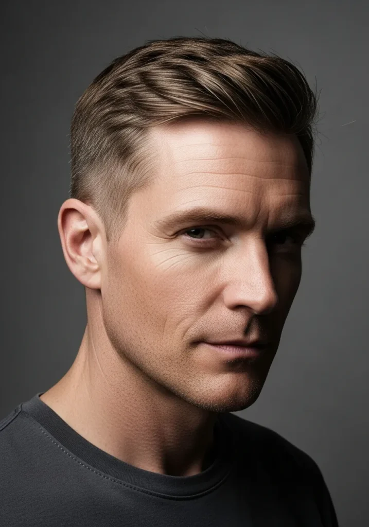 Tapered Short Comb Over