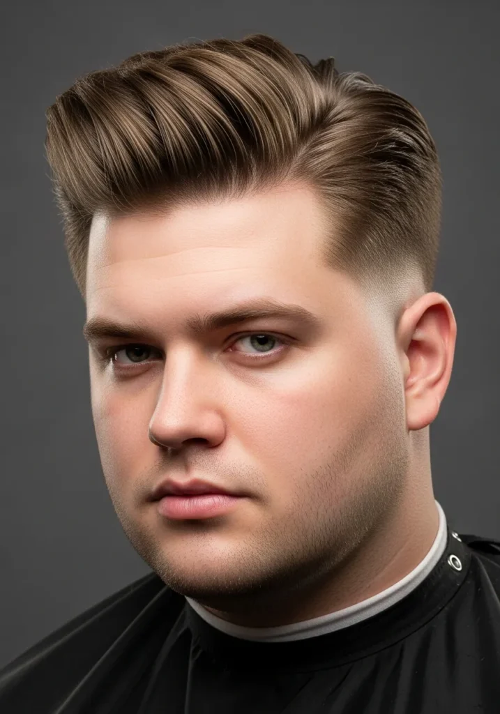 Textured Pompadour (Moderate Height)