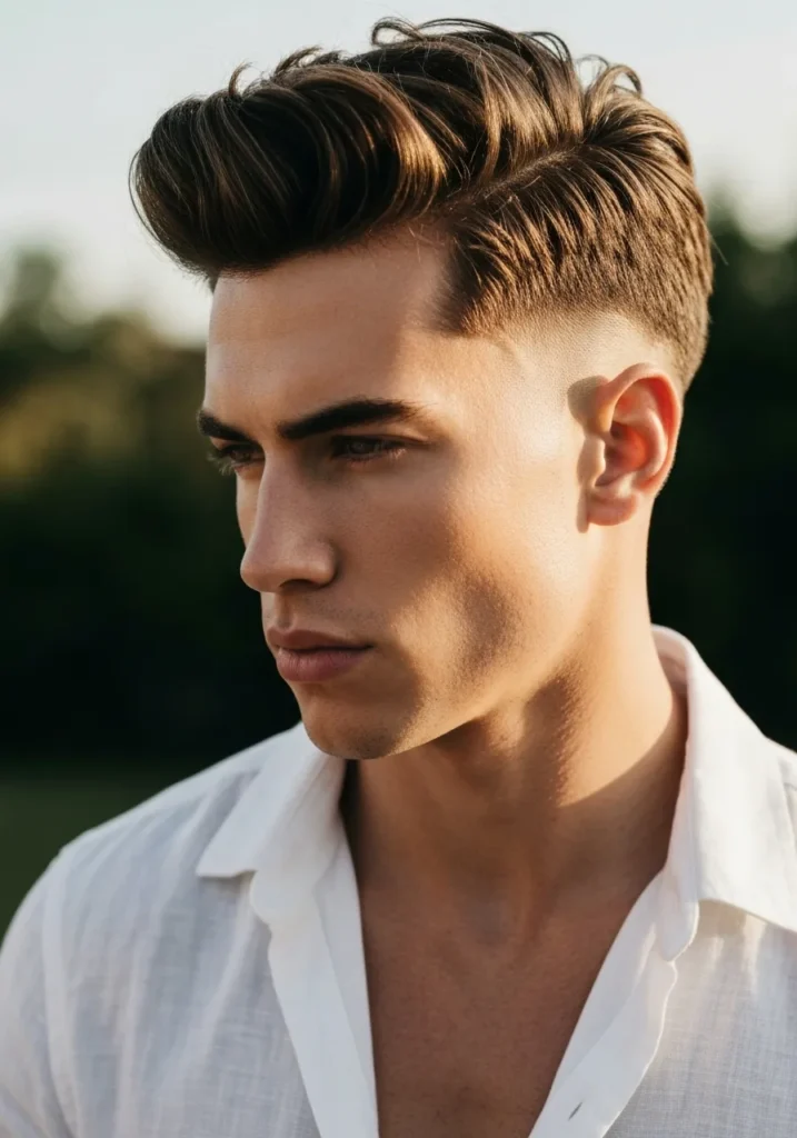 Undercut with Natural Texture Flow