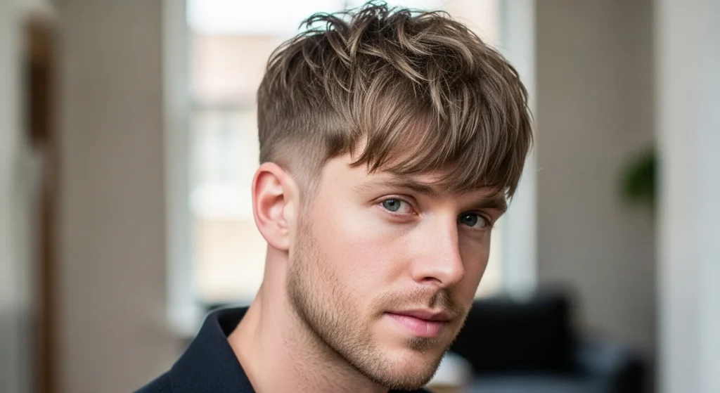 shaggy haircut for men