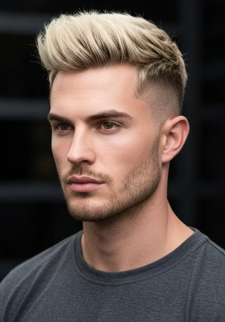 21 Modern Short Blonde Haircuts for Men 10 Blonde High & Tight Cut