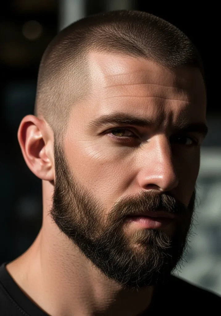 Buzz Cut with Beard