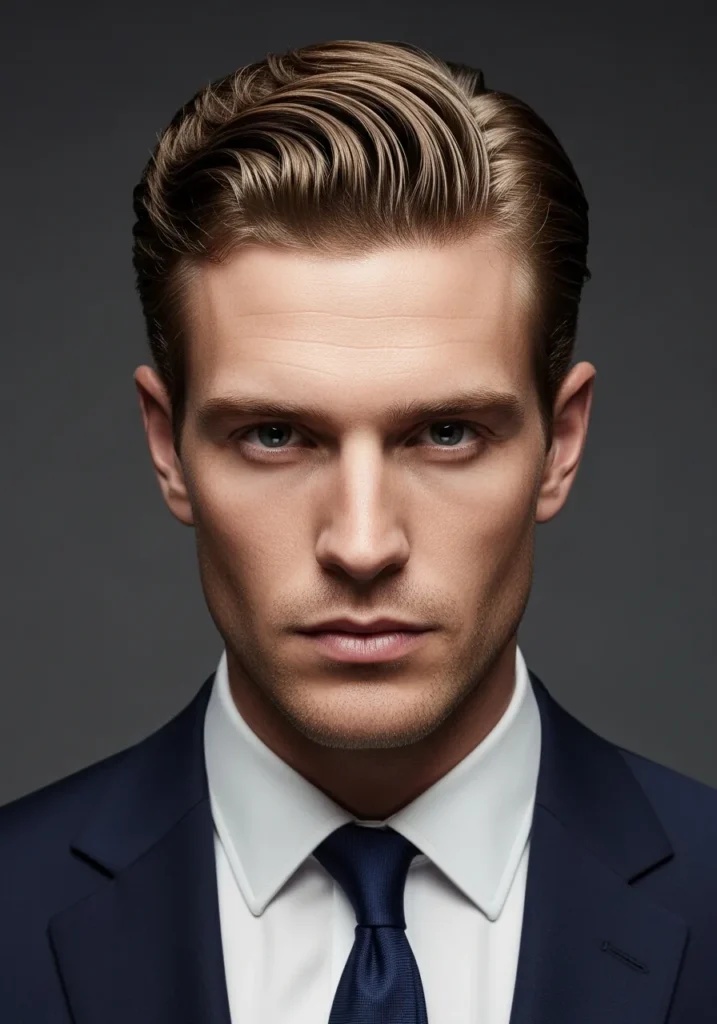 Classic Wavy Slick Back