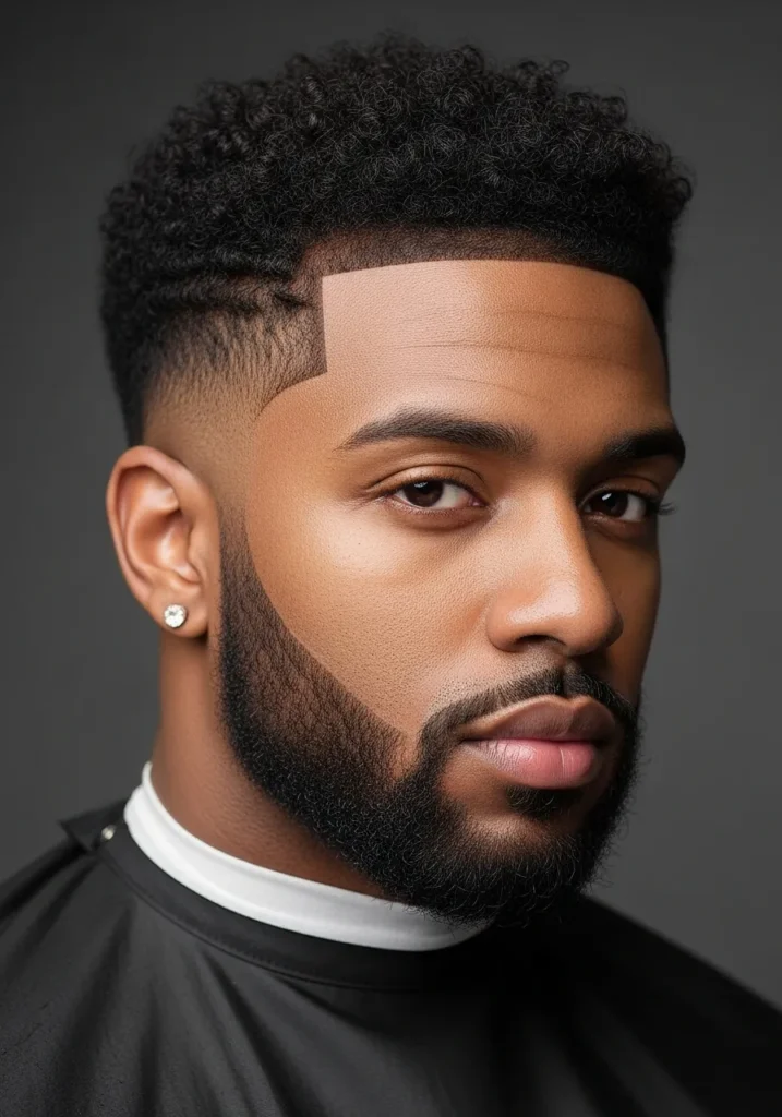 Drop Fade with Curls