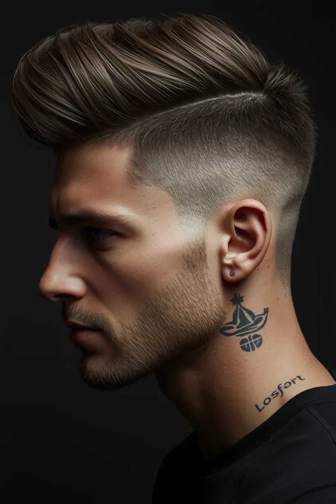 21 Fade Haircut Styles for Modern Men 8 Fade with Quiff