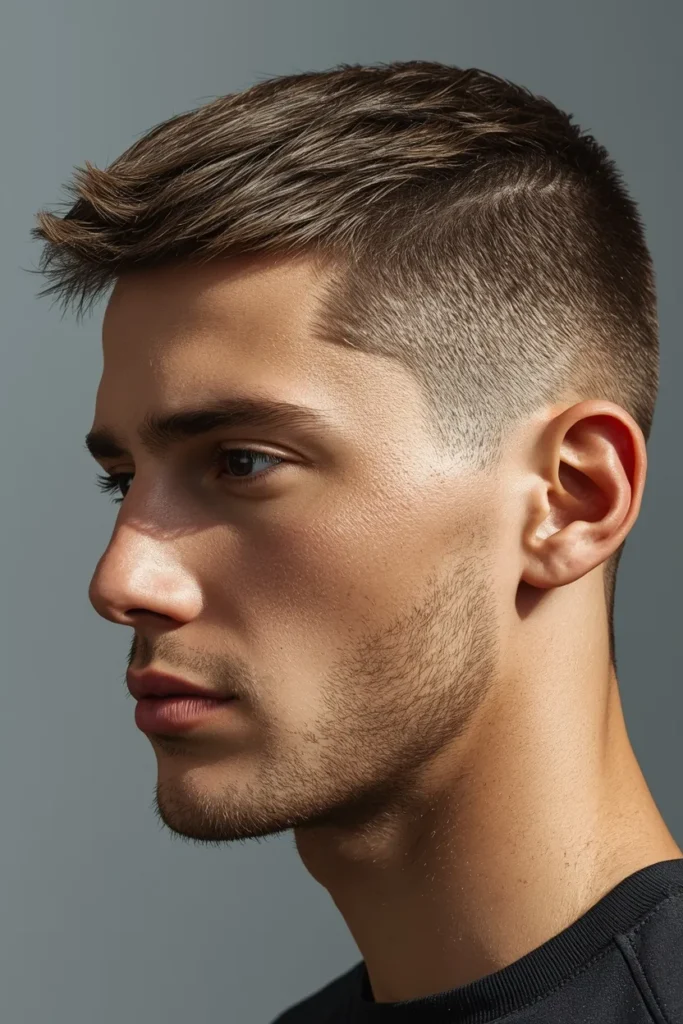 21 Fade Haircut Styles for Modern Men 7 Fade with Textured Crop
