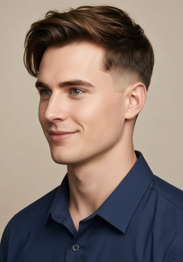 23 Trendy Flow Haircut Ideas for Men 19 Flow Haircut with Low Taper