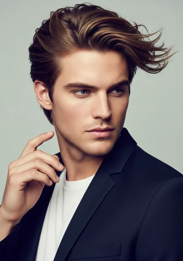 23 Trendy Flow Haircut Ideas for Men 17 Flow Haircut with Soft Layers