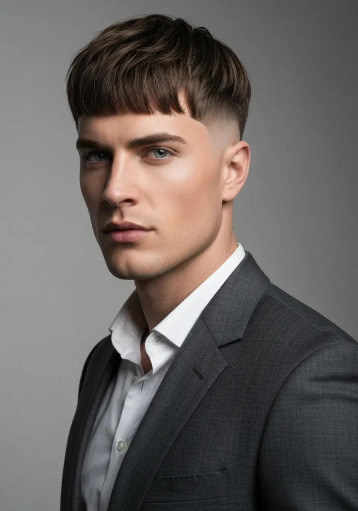 22 Volumizing Haircuts for Thin Hair Men 8 French Crop with Fringe