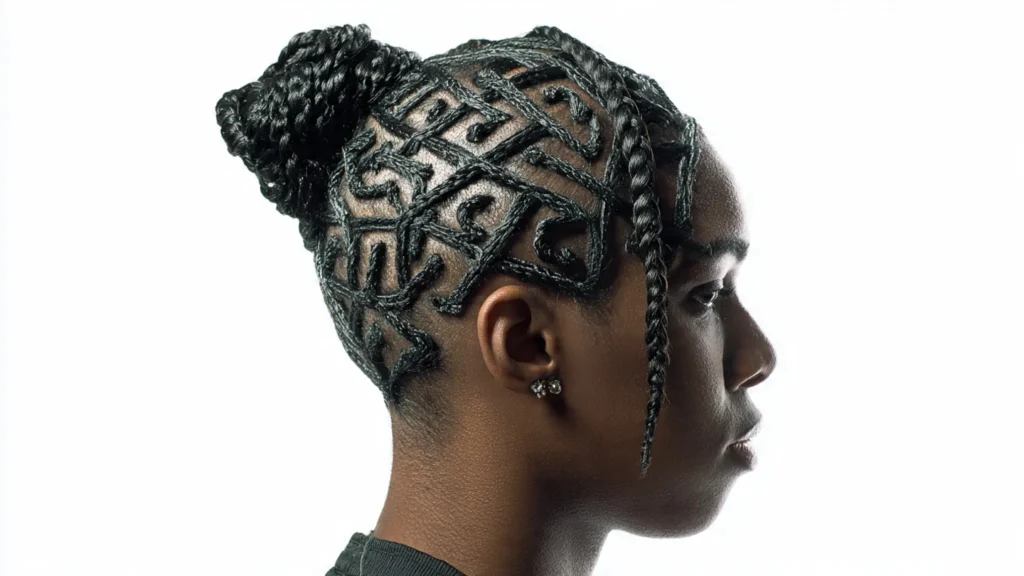 Geometric Maze Pattern