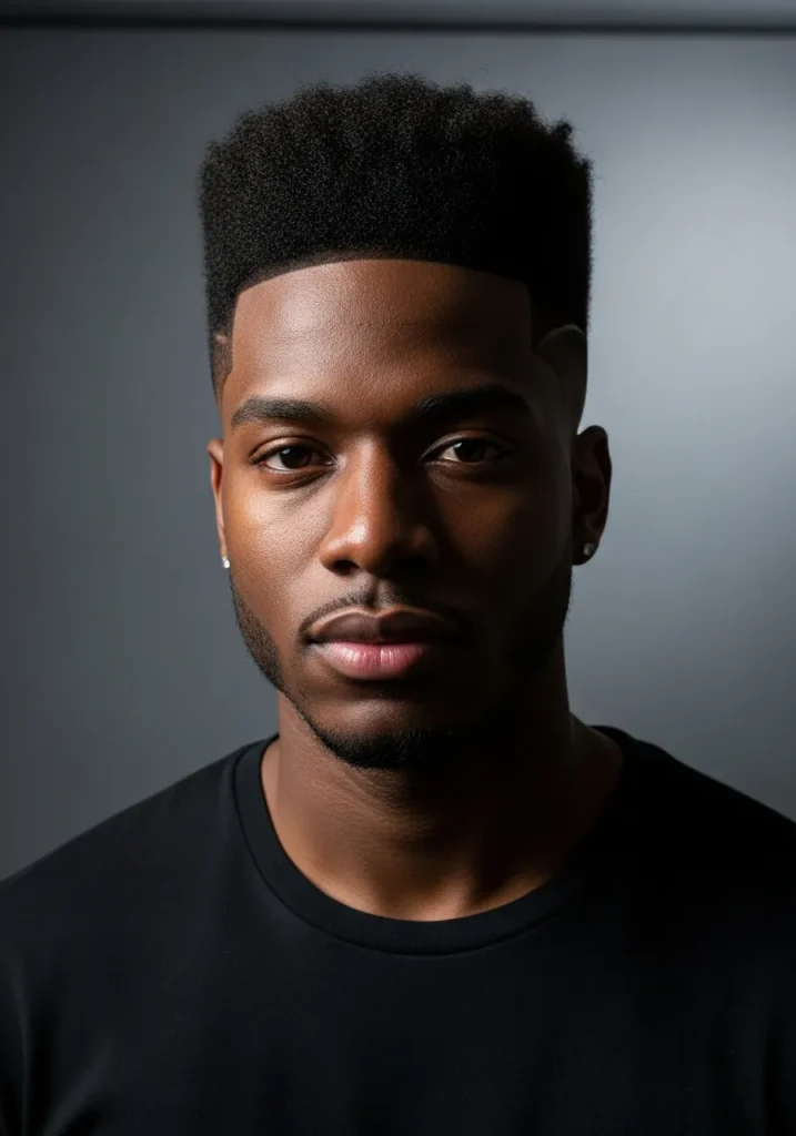 High Fade with Textured Top