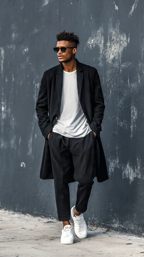 High-Fashion with a Long Overcoat