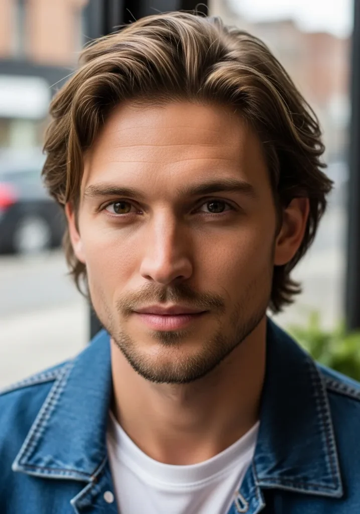 23 Trendy Flow Haircut Ideas for Men 9 Layered Flow Haircut