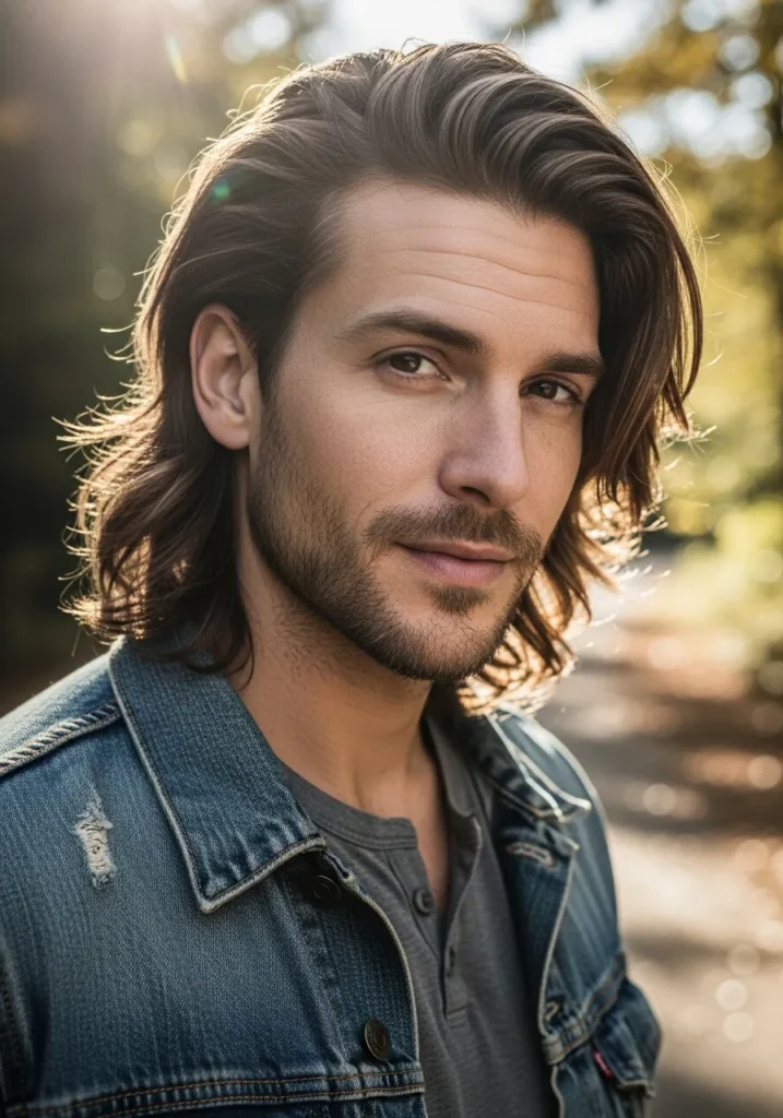 23 Trendy Flow Haircut Ideas for Men 5 Long Flow Haircut.070Z