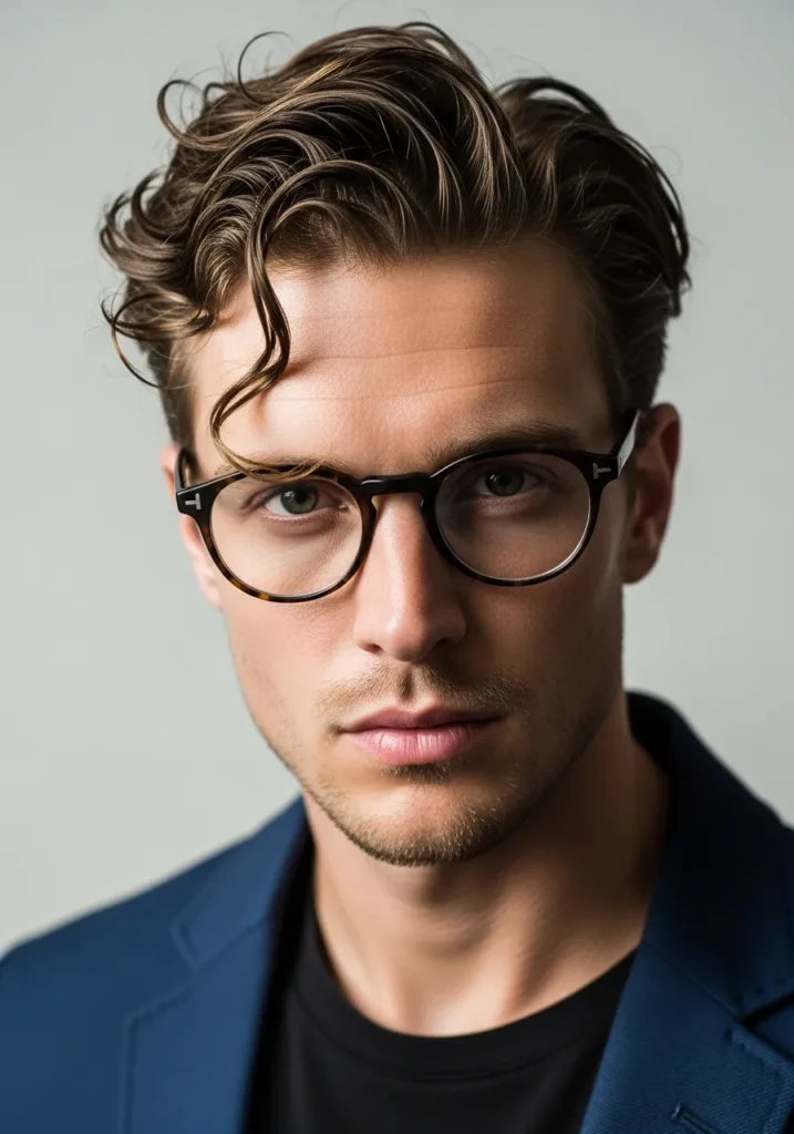 Messy Wavy Slick Back