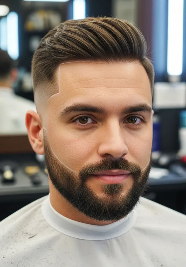 Mid Fade with Beard