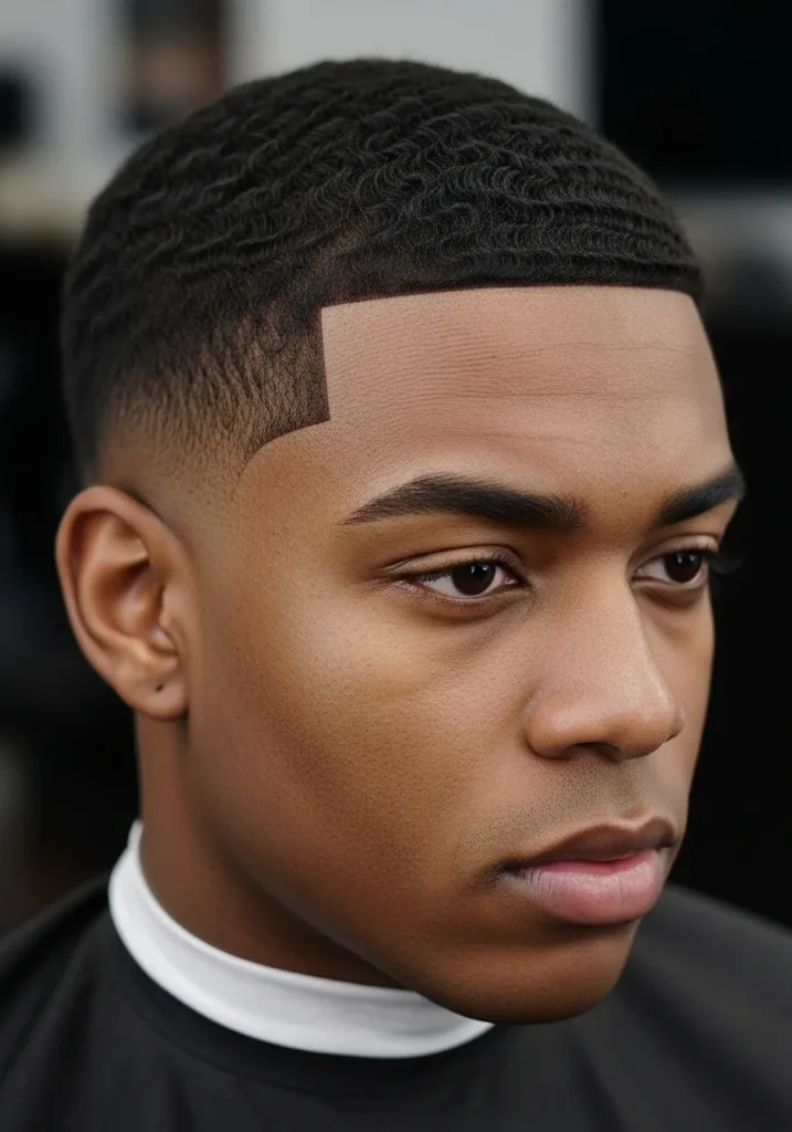 Mid Fade with Line Up