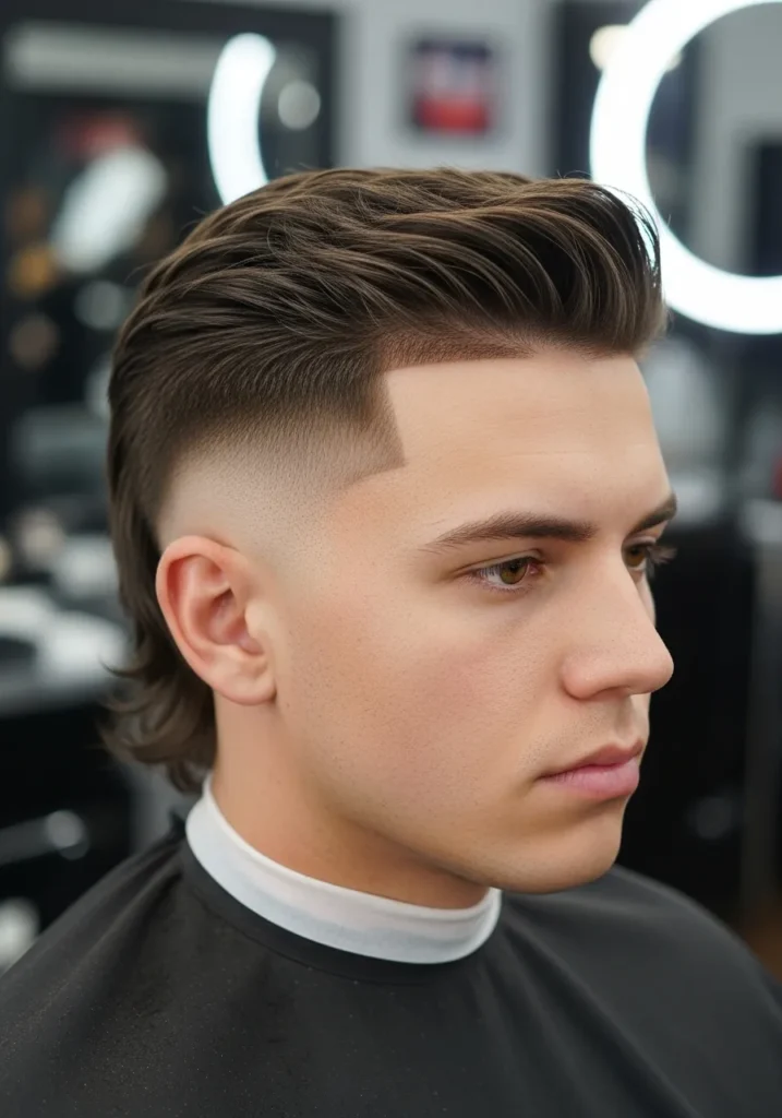Modern Fade Mullet