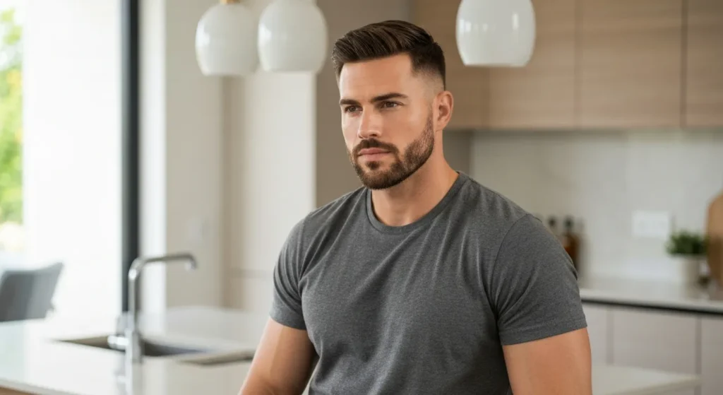 Modern Haircuts with Beards for Men