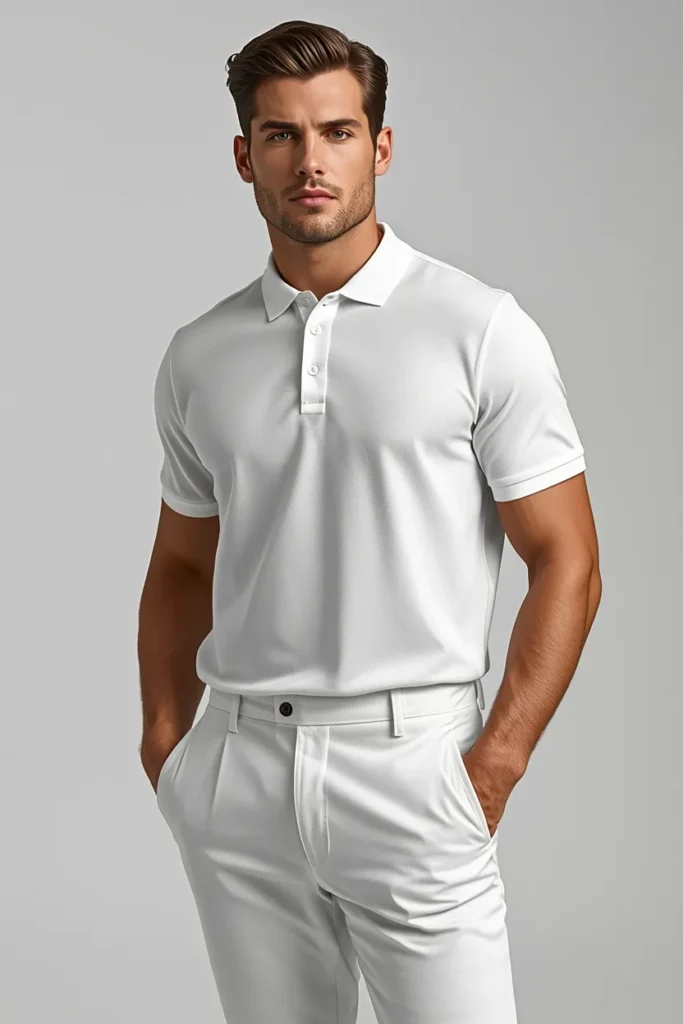 Monochrome Polo Outfit
