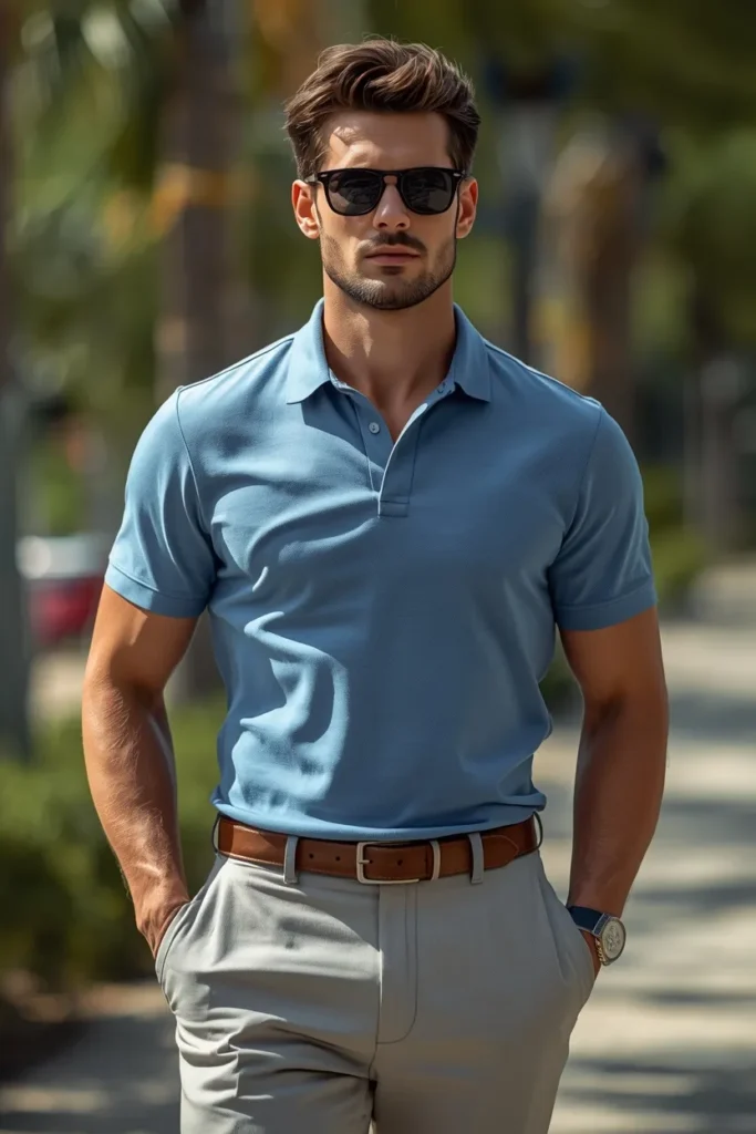 Polo Shirt with Shorts