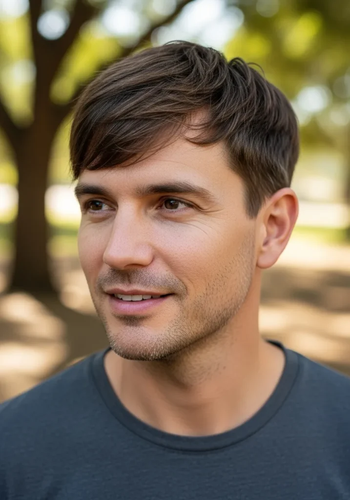 Short Scissor Cut with Soft Fringe