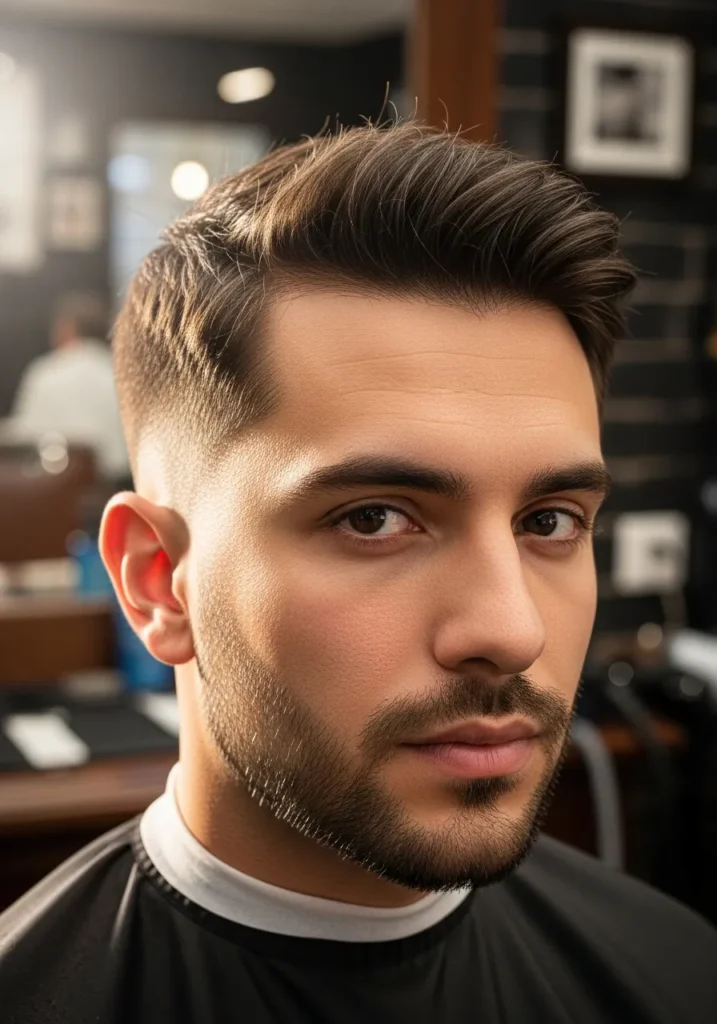 Short Scissor Cut with Tapered Sides