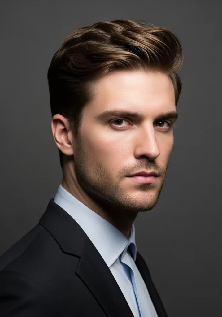 22 Volumizing Haircuts for Thin Hair Men 5 Side Part with Texture