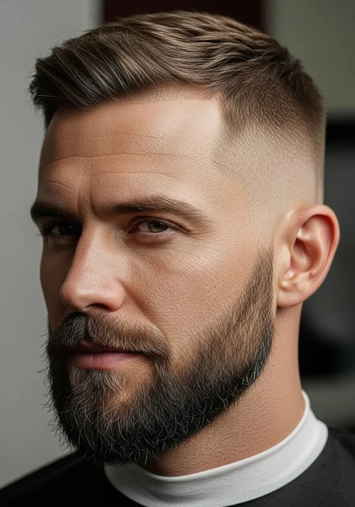 Skin Fade with Beard