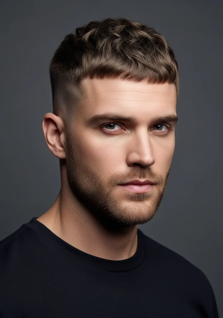 22 Volumizing Haircuts for Thin Hair Men 17 Tapered Buzz Cut with Texture